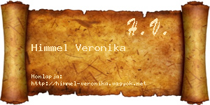 Himmel Veronika névjegykártya